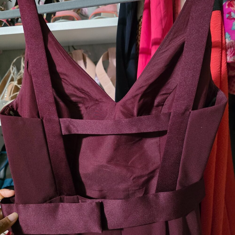 Burgundy Gown